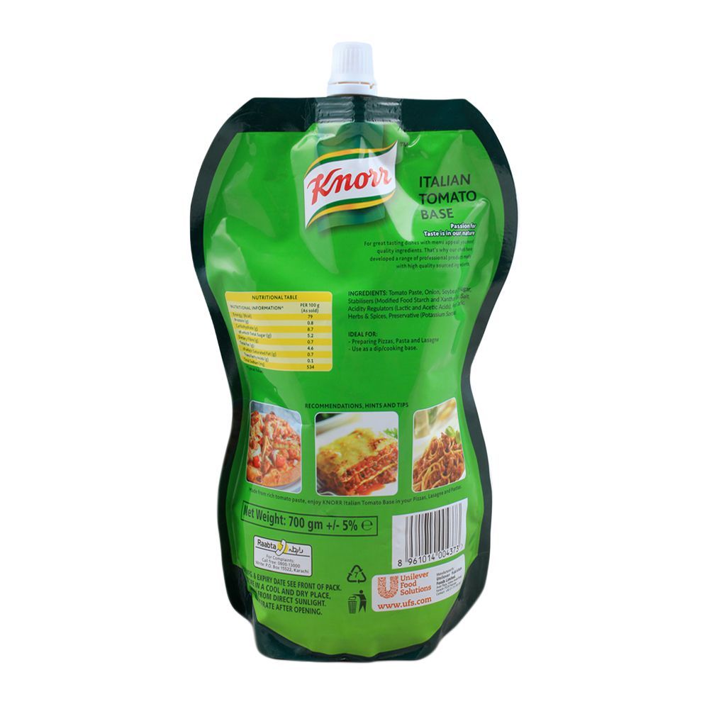 Knorr Italian Tomato Base, 750g, Pouch - Image 2