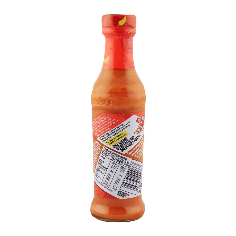 Nando's Hot Peri Peri Sauce 250ml - Image 2