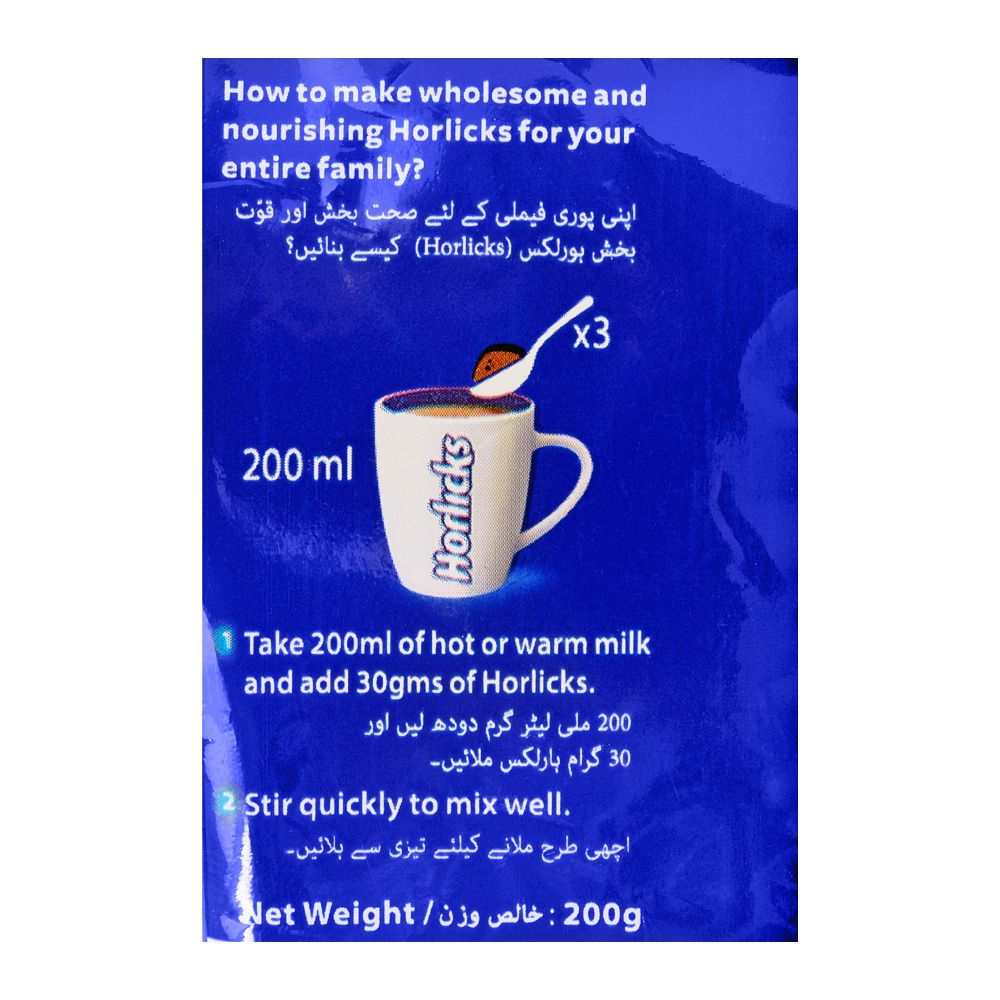 Horlicks Chocolate, Pouch, 200g - Image 4