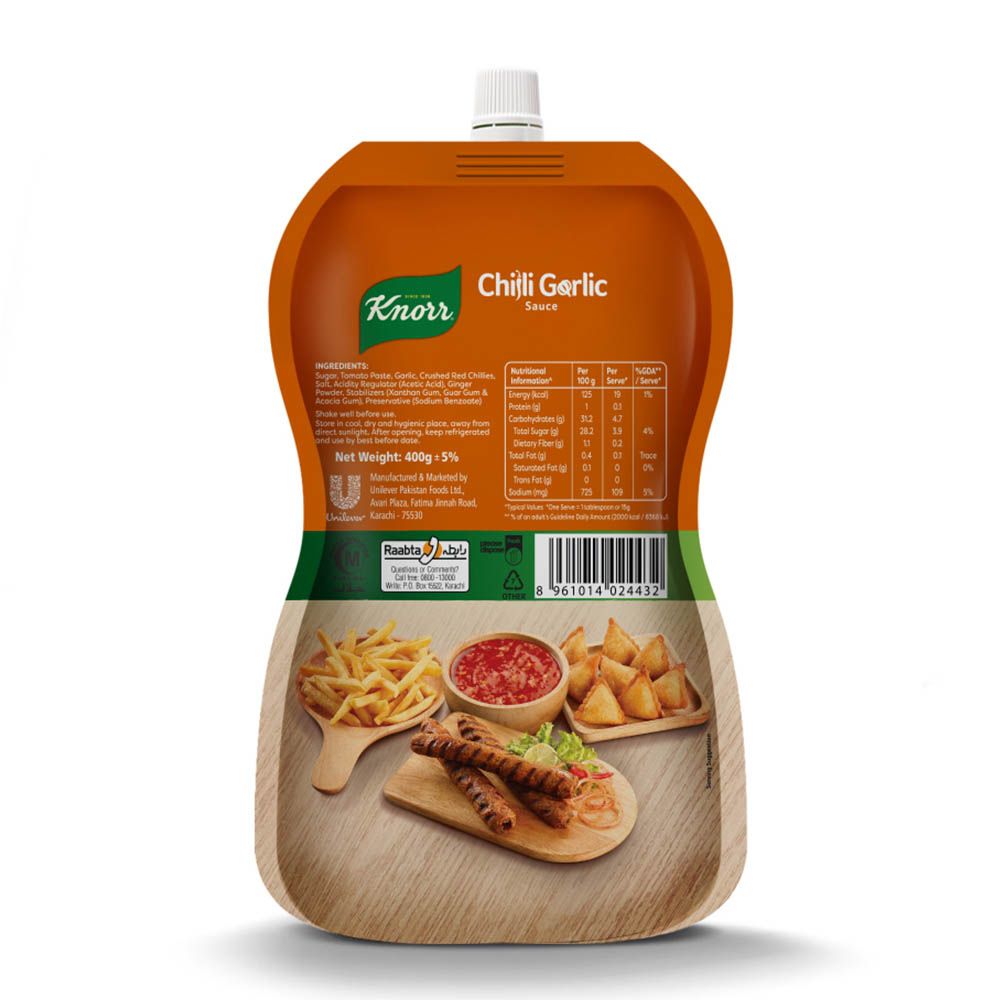 Knorr Chilli Garlic Sauce Pouch 800g - Image 2