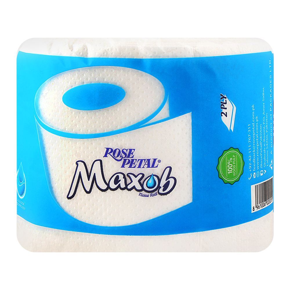 Rose Petal Maxob Toilet Tissue Roll, Single - Image 2