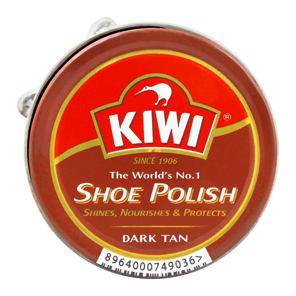 Kiwi Shoe Polish, Dark Tan, 20ml - Main Image