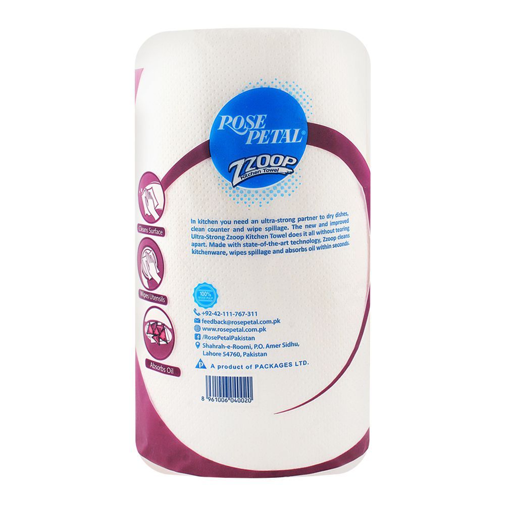 Rose Petal Kitchen Towel Tissue Roll - Image 2