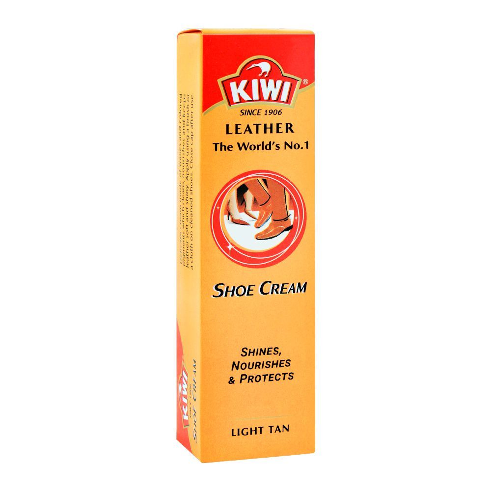 Kiwi Shoe Cream Tube, Light Tan - Image 2