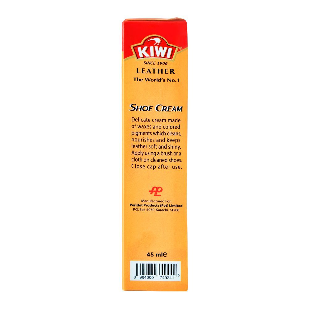 Kiwi Shoe Cream Tube, Light Tan - Image 3