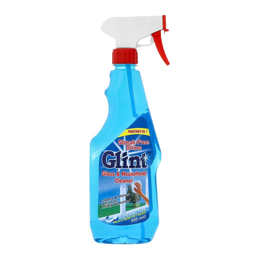 Glint Glass & Household Cleaner Spray, 500ml - Main Image