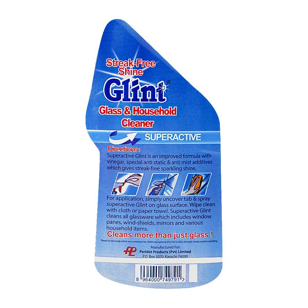 Glint Glass & Household Cleaner Spray, 500ml - Image 3