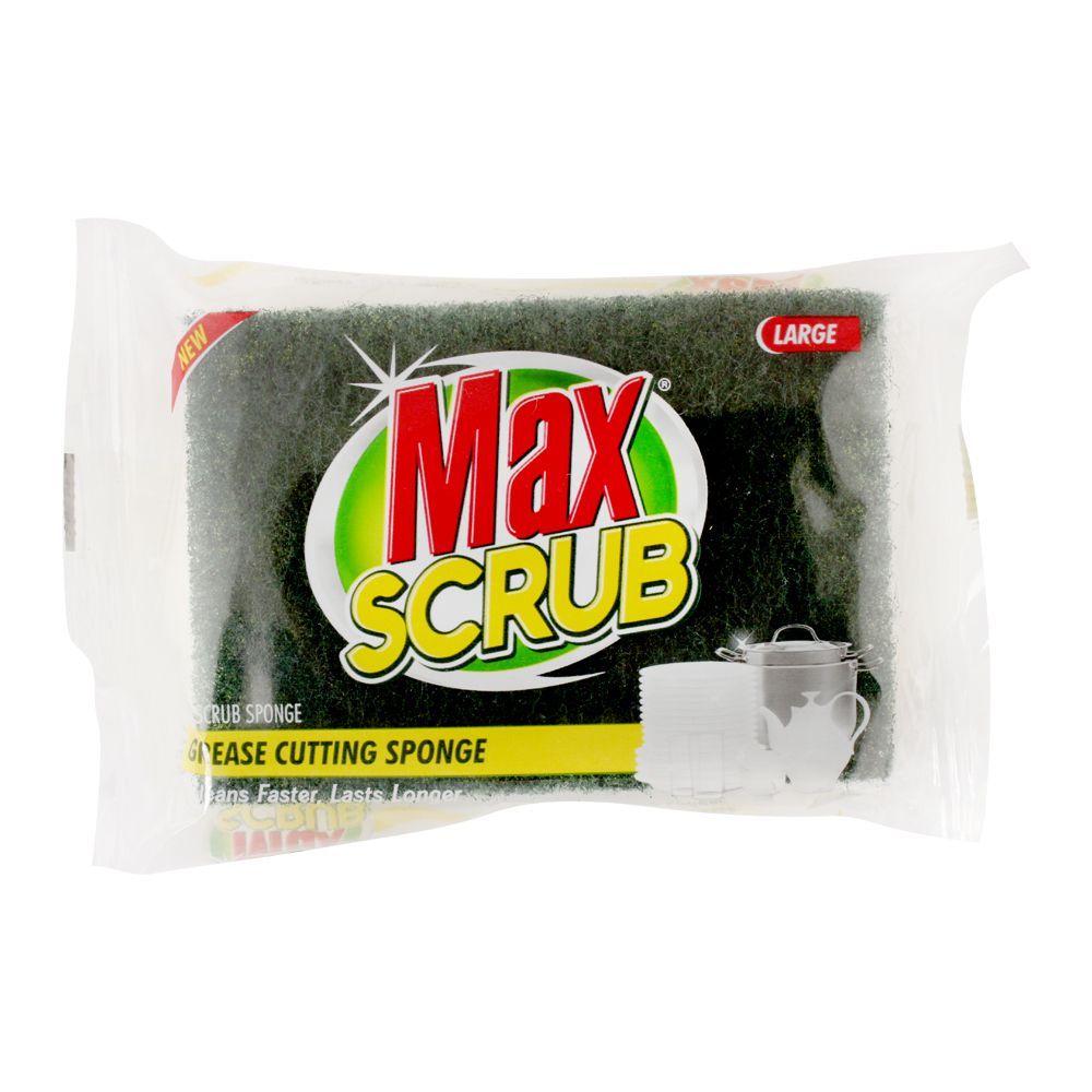 Max Scrub With Sponge, Large, 1 Count - Image 2