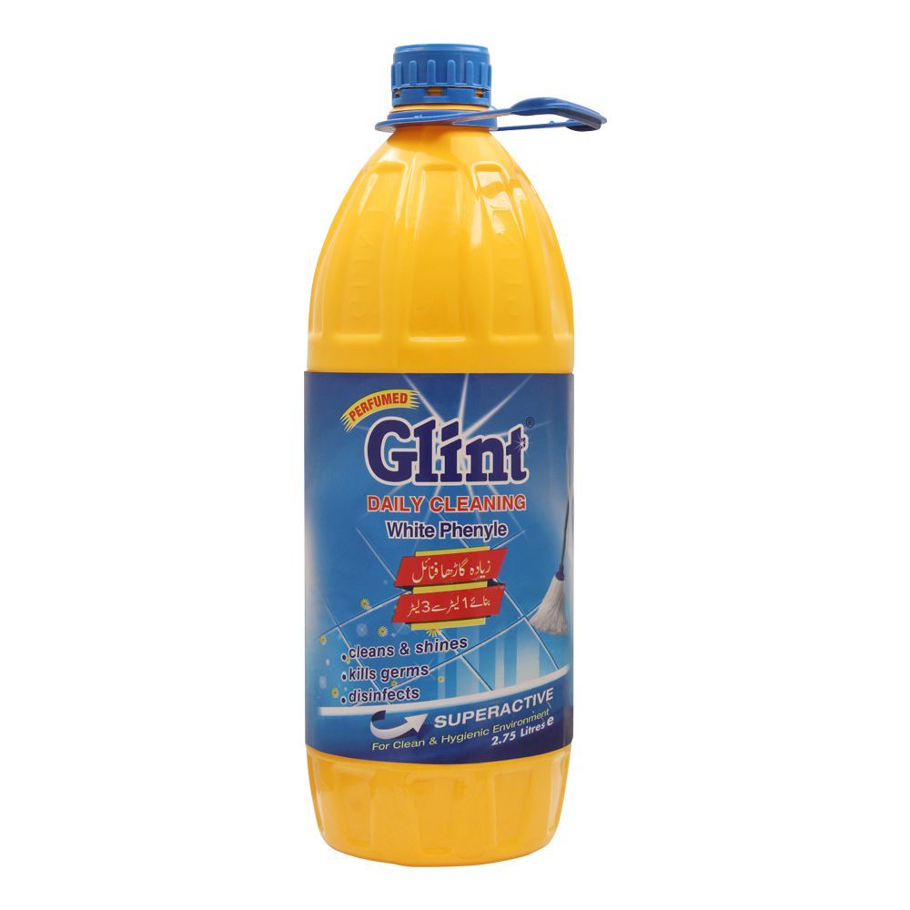 Glint Perfumed Daily Cleaning White Phenyle, 2.75 Liters - Main Image