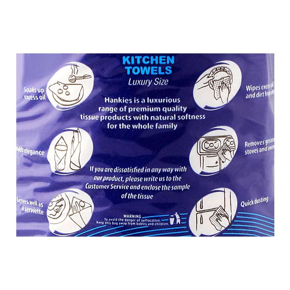 Hankies Kitchen Towel Roll, Single - Image 3