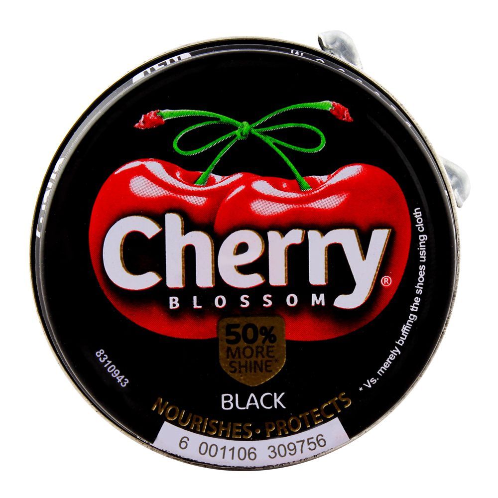 Cherry Blossom Black Shoe Polish, 42ml - Image 2