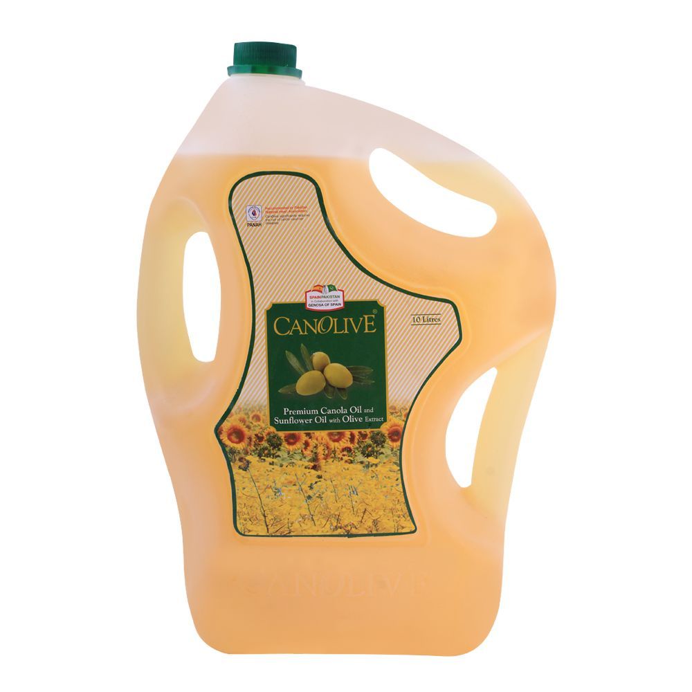 Canolive Premium Canola and Sunflower Oil 10 Litres Bottle - Main Image