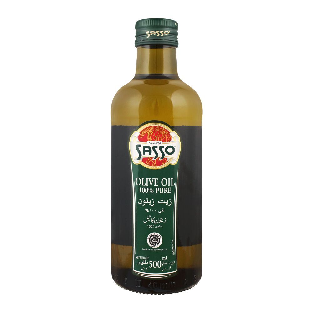 Sasso Olive Oil, Bottle, 500ml - Main Image