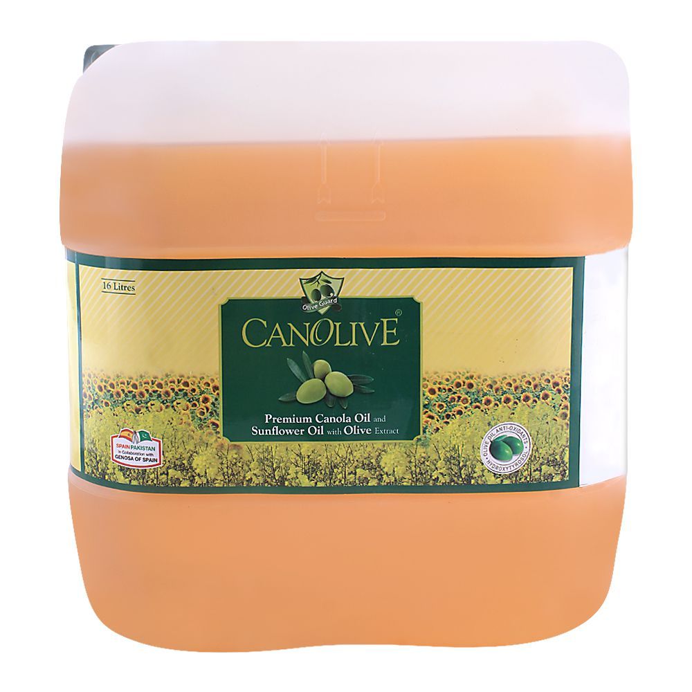 Canolive Premium Canola And Sunflower Oil16 Litres Can - Main Image