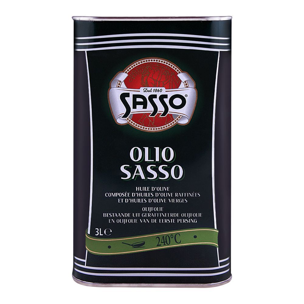 Sasso Olive Oil 3000ml Tin - Main Image