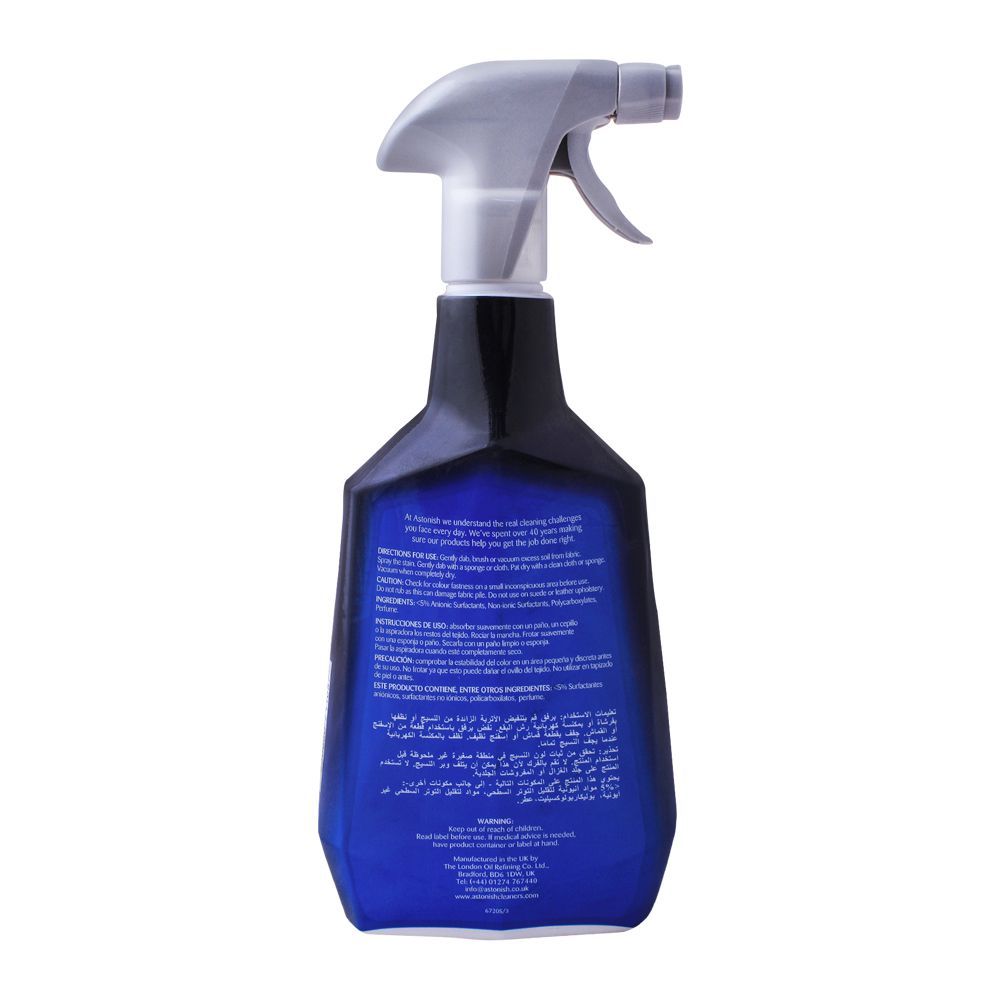 Astonish Carpet & Upholstery Cleaner Trigger 750ml - Image 2