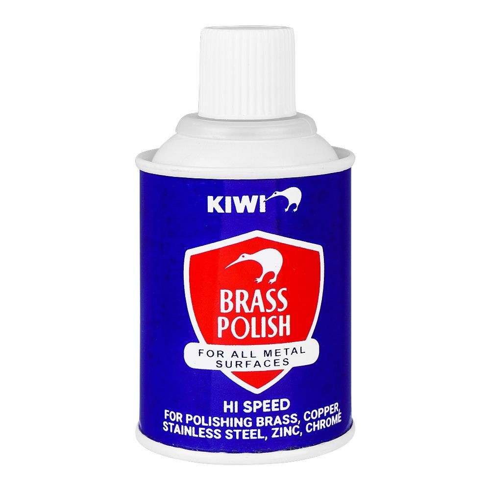 Kiwi Brass Polish, For All Metal Surfaces, 100ml - Main Image