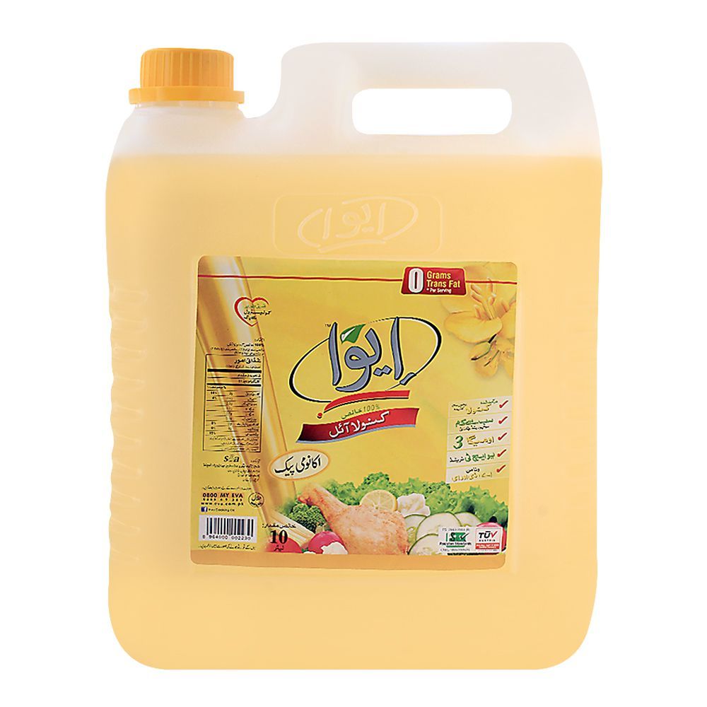 Eva Canola Oil 10 Litres Can - Image 3