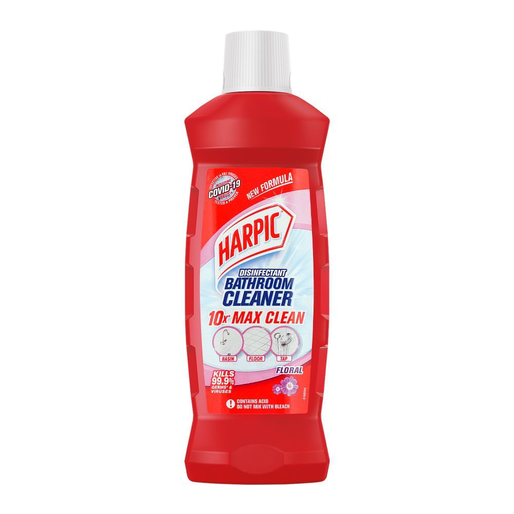 Harpic Bathroom Cleaner Floral, 500ml - Image 2