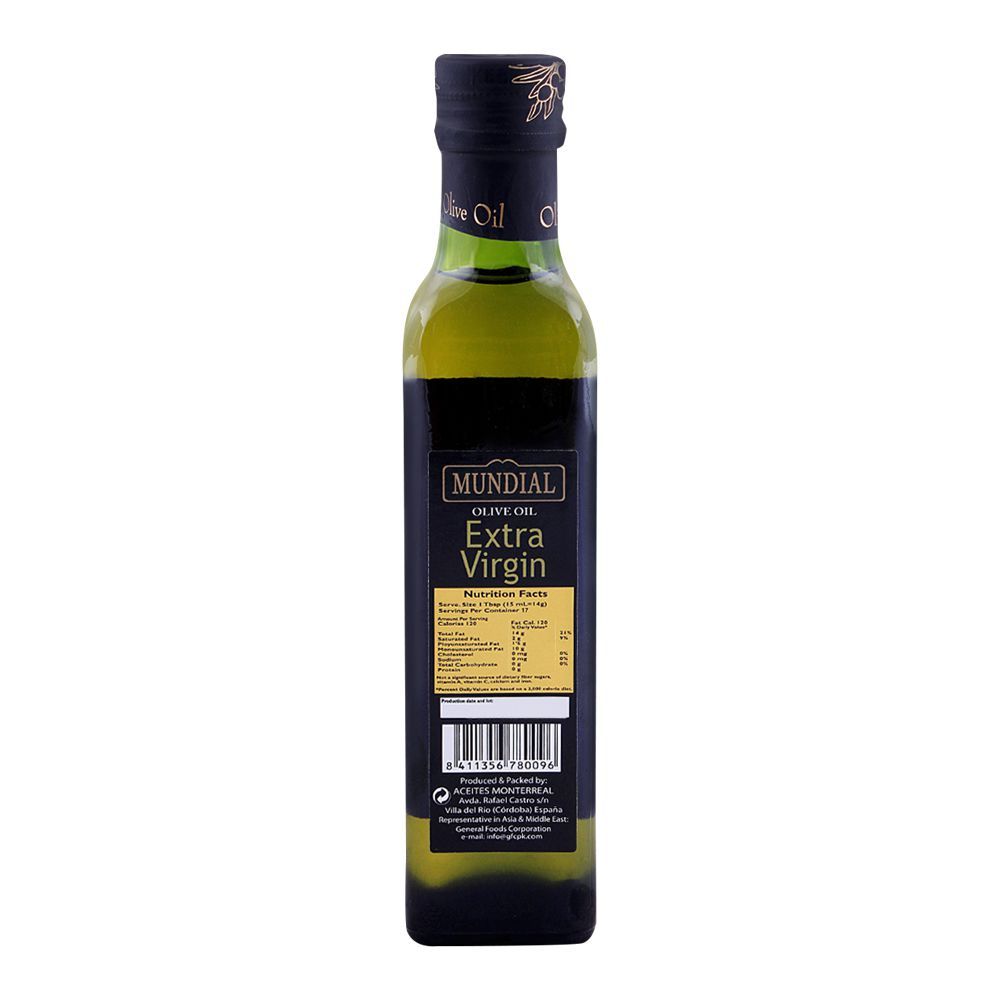 Mundial Extra Virgin Olive Oil 250ml - Image 2