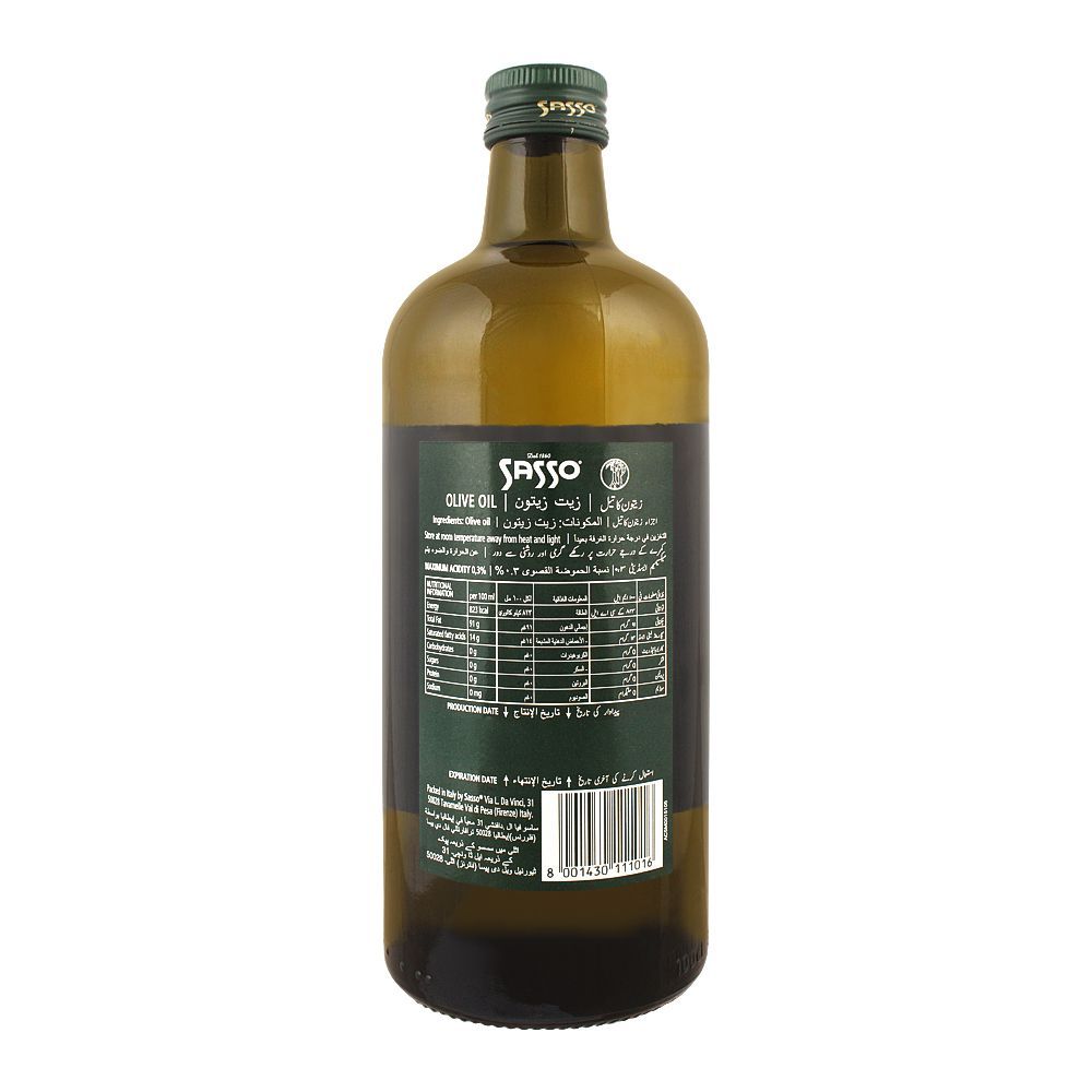 Sasso Olive Oil, Bottle, 1000ml - Image 2