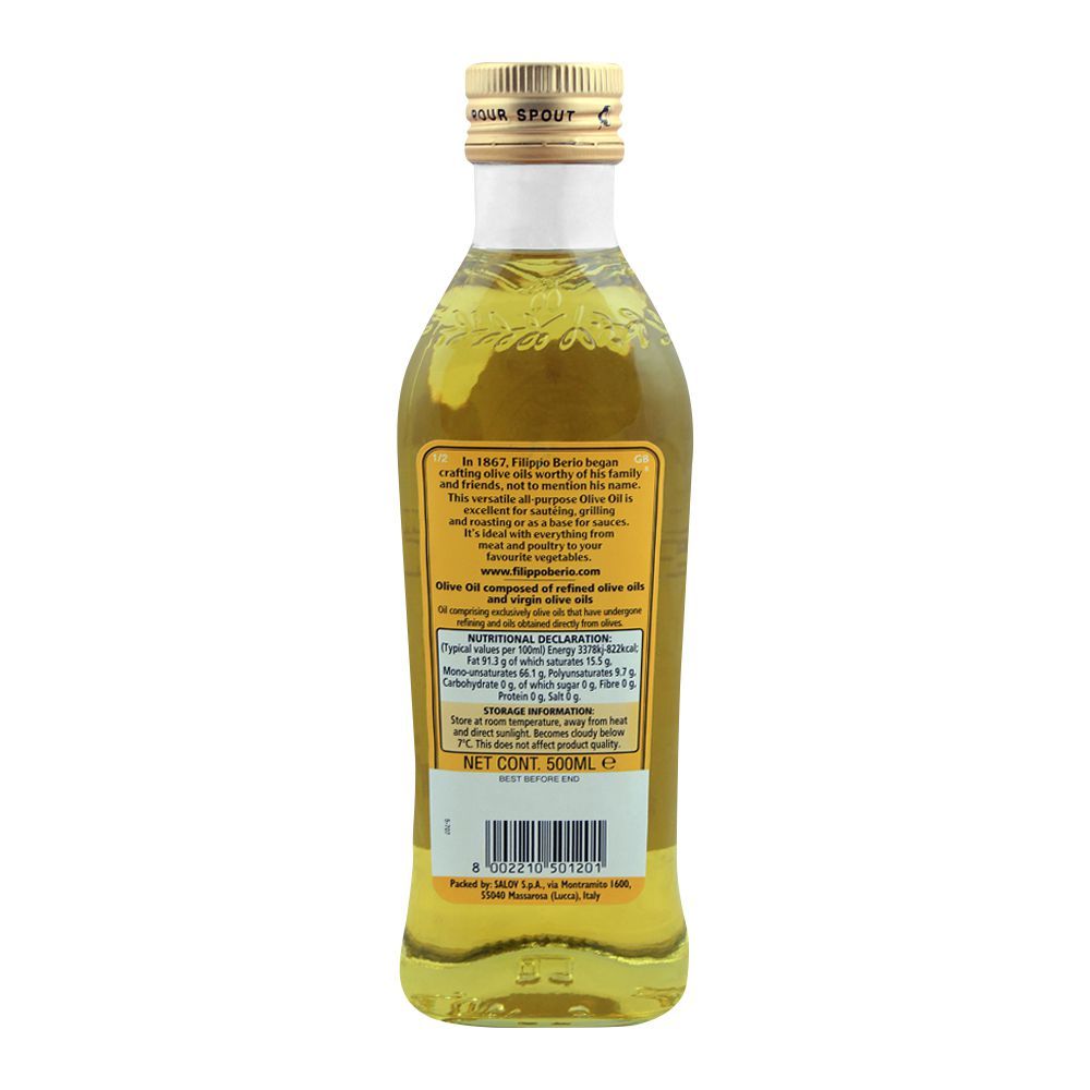 Filippo Berio Olive Oil, For Sauces Pasta and Cooking, 500ml - Image 2