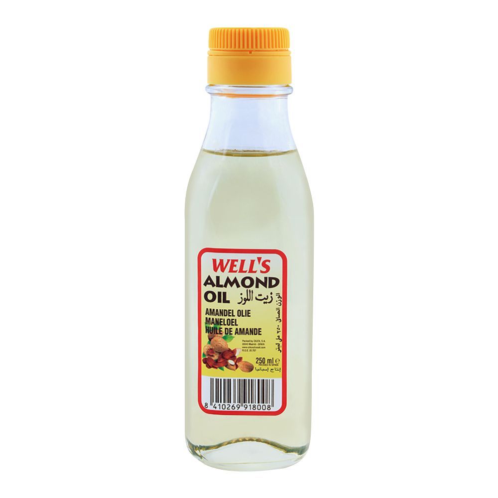 Well's Almond Oil 250ml - Main Image