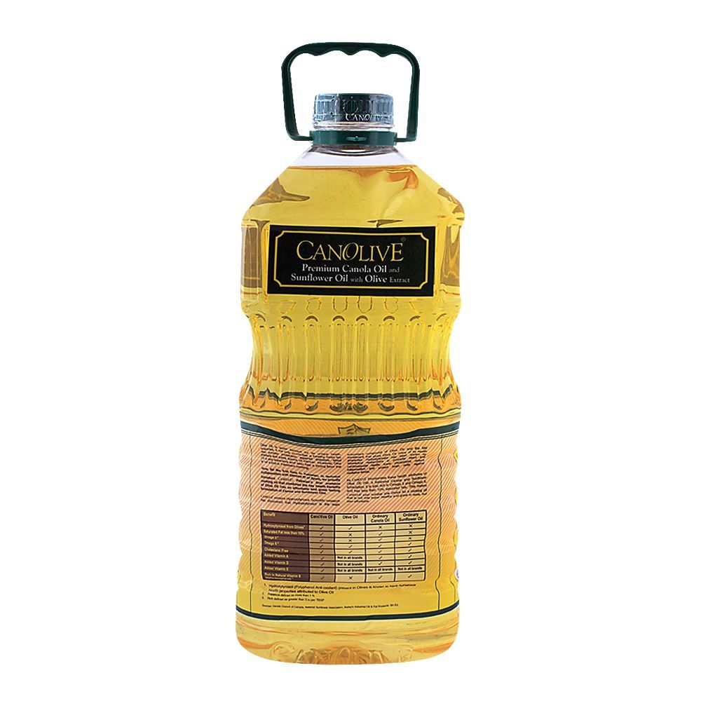 Canolive Premium Canola And Sunflower Oil 3 Litres Bottle - Image 2