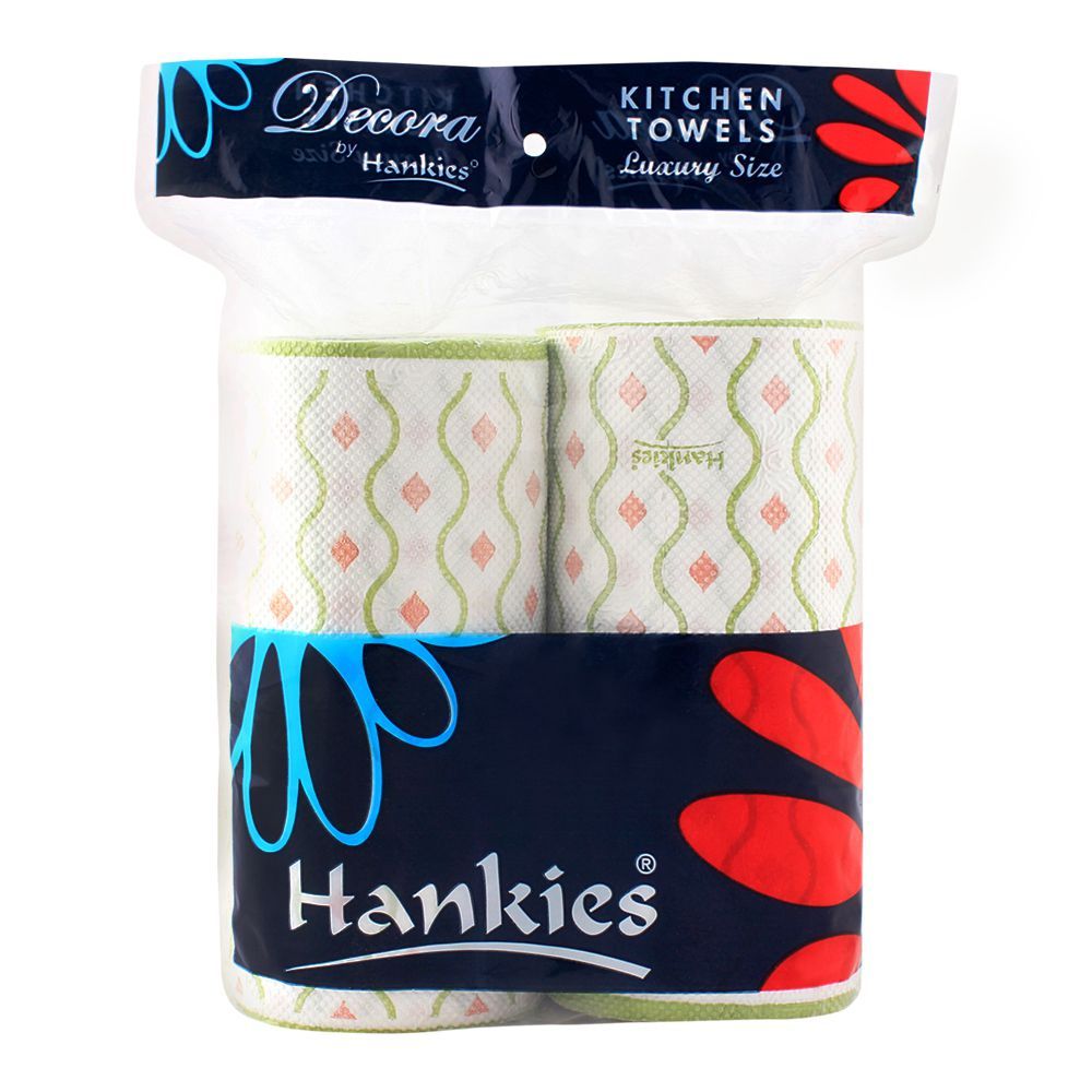 Hankies Kitchen Towel Roll, 2-Pack - Main Image