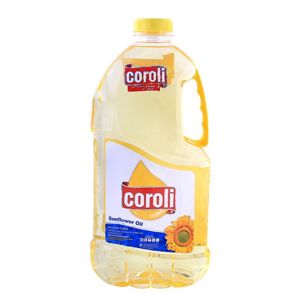 Coroli Sunflower Oil 3 Litres - Main Image