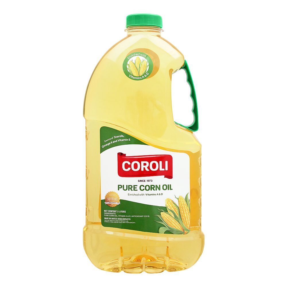 Coroli Pure Corn Oil, 3 Litres - Main Image