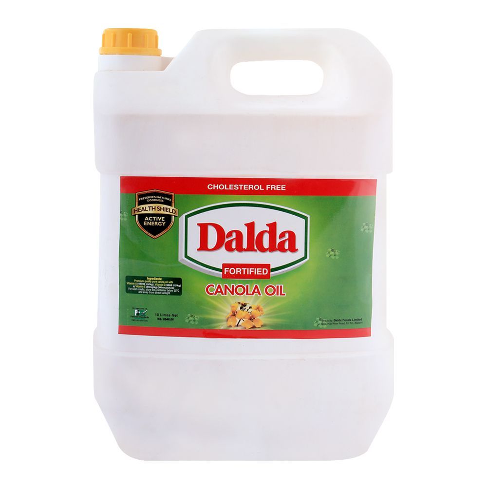 Dalda Fortified Canola Oil 10 Litres Bottle - Main Image