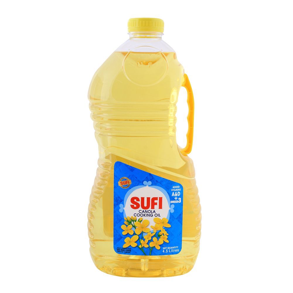 Sufi Canola Oil 4.5 Litres Bottle - Main Image