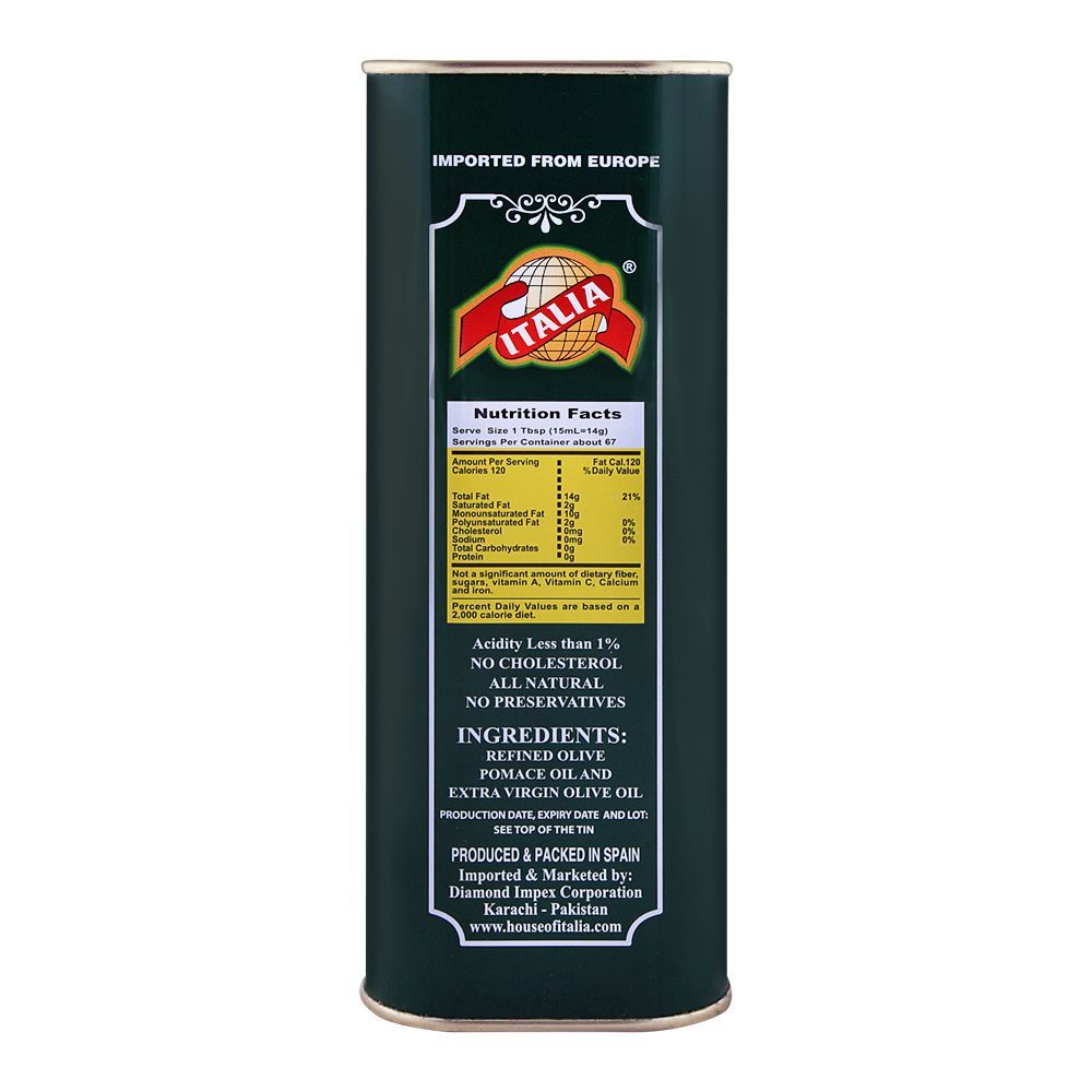 Italia Olive Pomace Oil 1000ml - Image 2