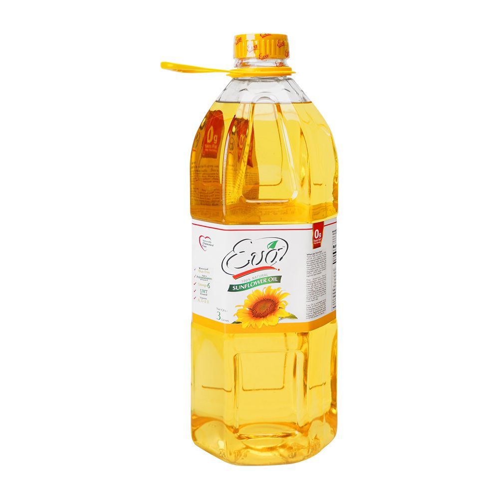 Eva Sunflower Oil Bottle, 3 Liter - Main Image