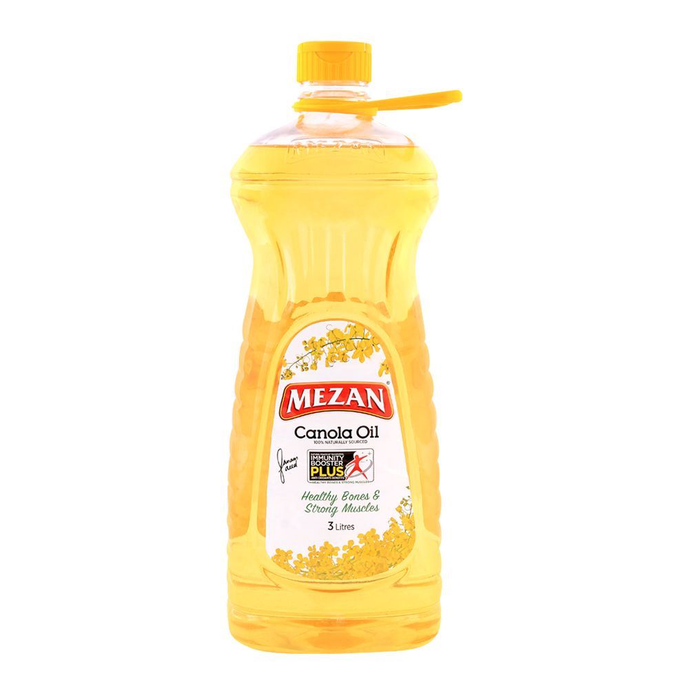 Mezan Canola Oil 3 Litres Bottle - Main Image