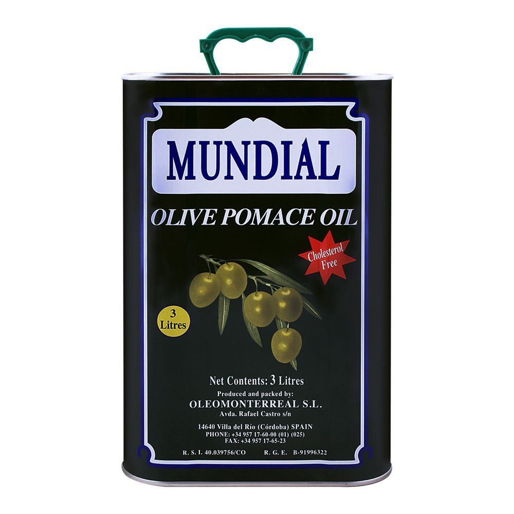 Mundial Olive Pomace Oil 3 Litres - Main Image