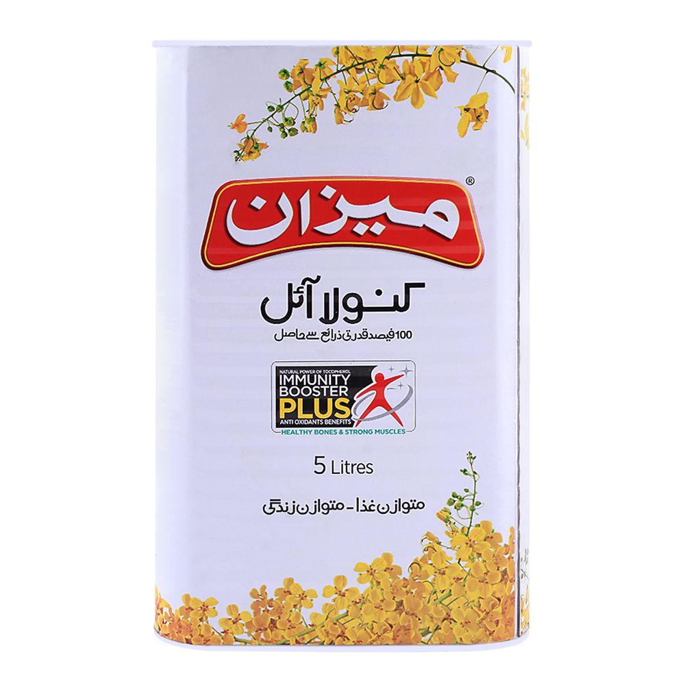 Mezan Canola Oil 5 Litres Tin - Image 2