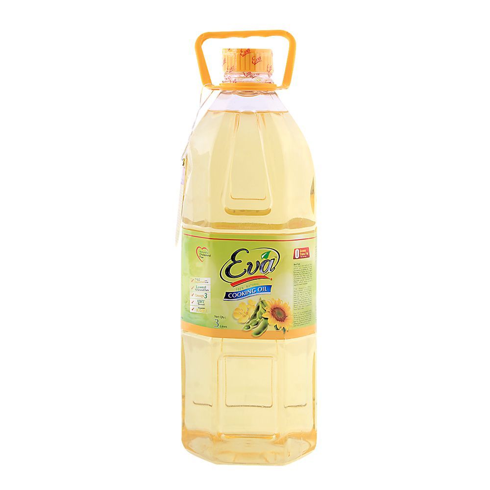 Eva Cooking Oil 3 Litres Bottle - Image 2