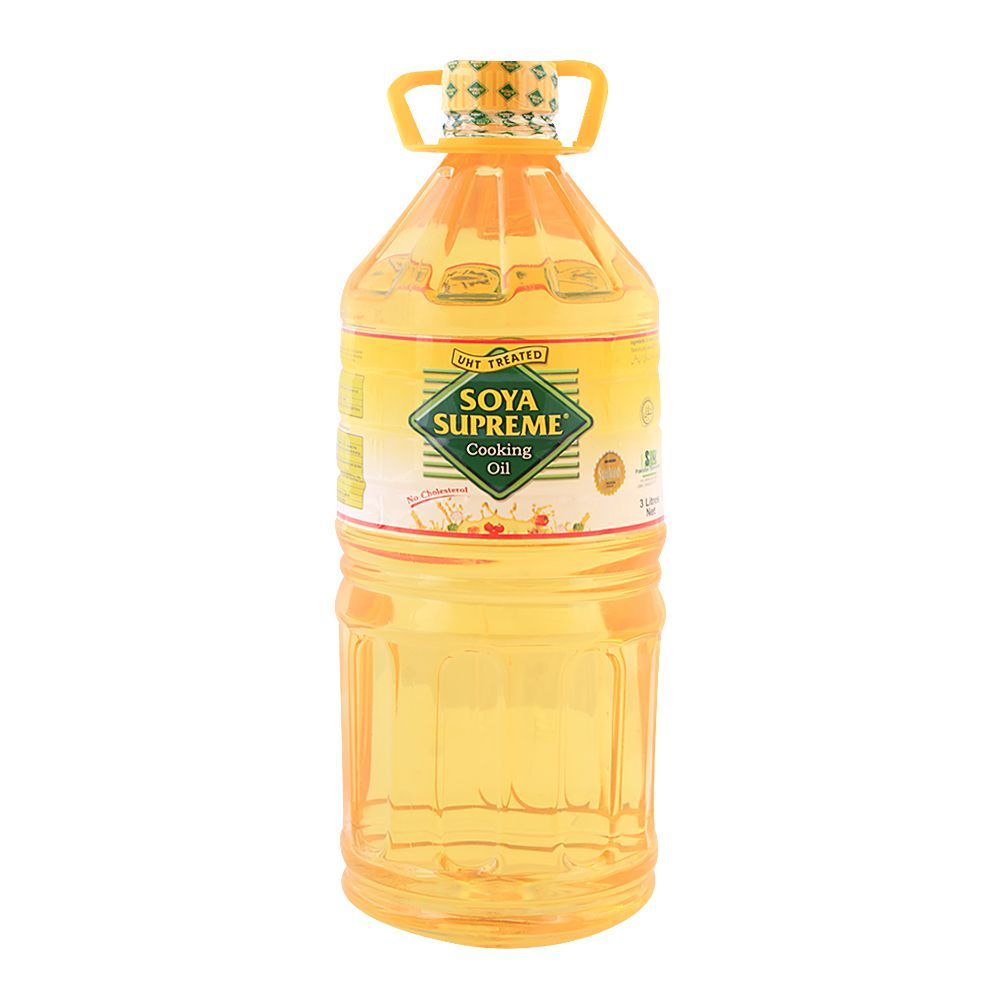 Soya Supreme Cooking Oil 3 Litres Bottle - Main Image