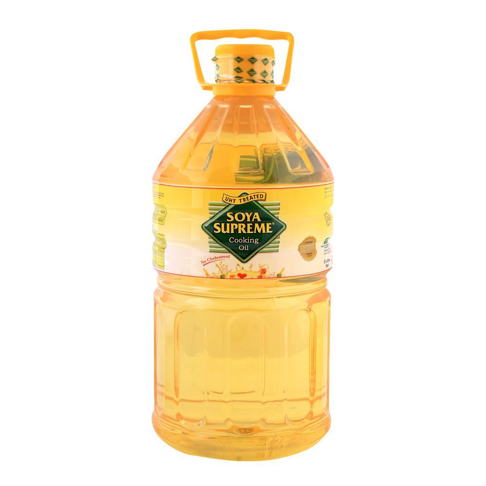 Soya Supreme Cooking Oil 5 Litres Bottle - Main Image