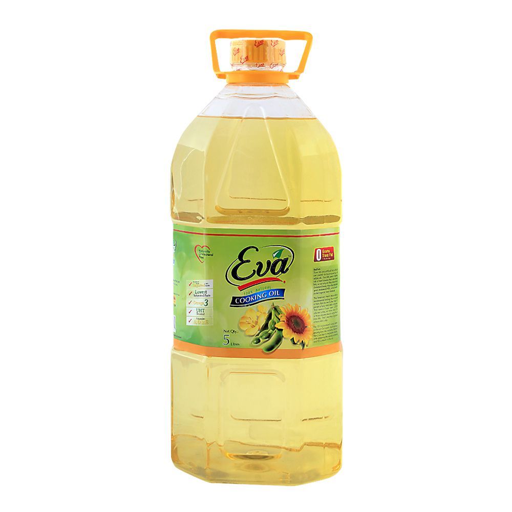 Eva Cooking Oil 5 Litres Bottle - Image 2