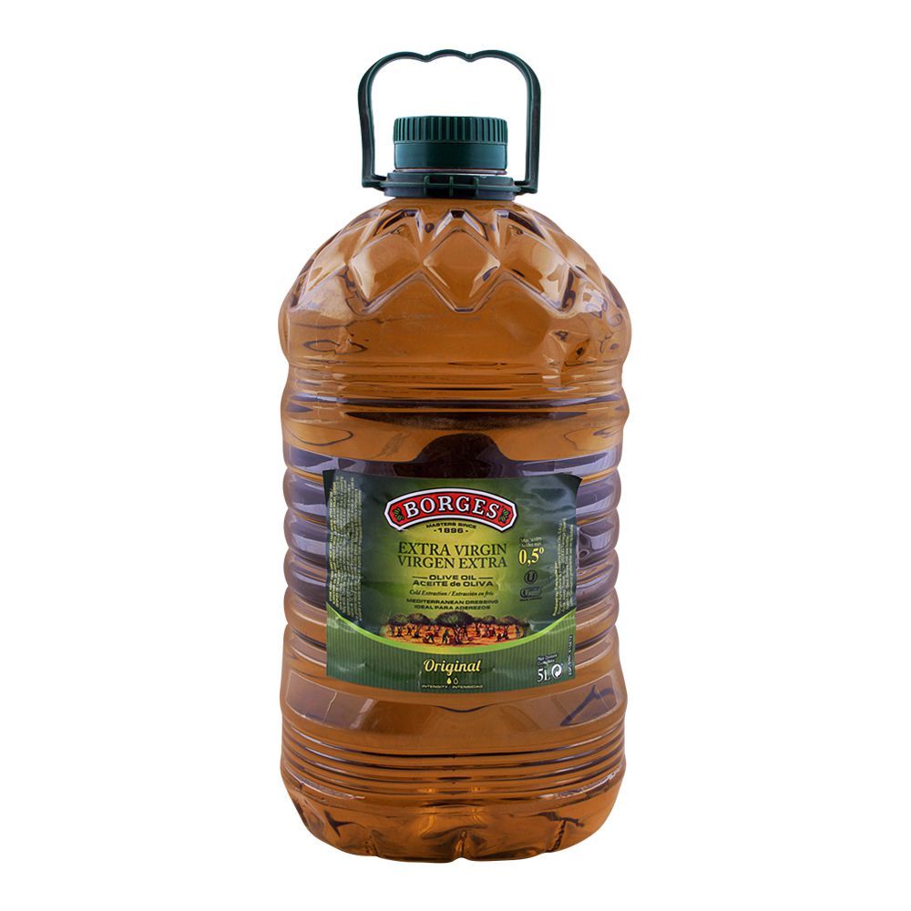 Borges Extra Virgin Olive Oil 5000ml Bottle - Main Image