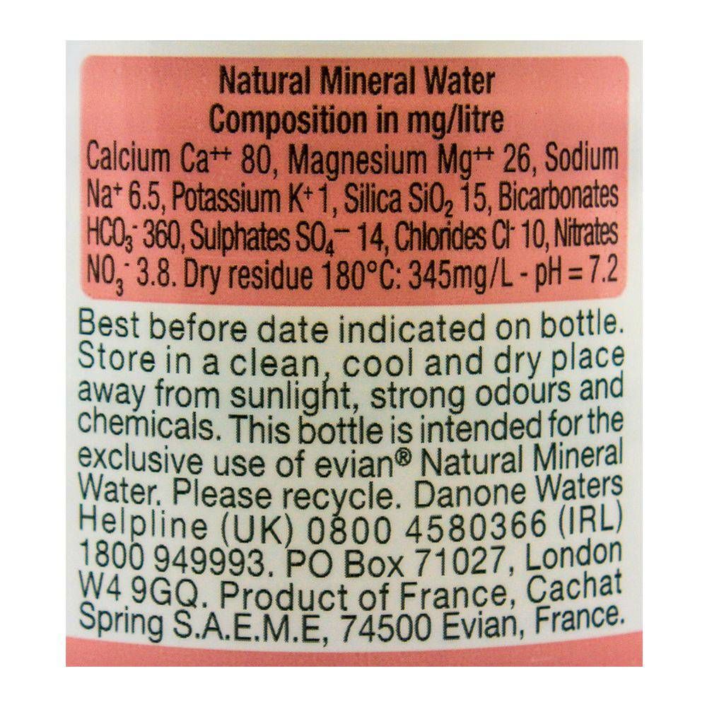 Evian Mineral Water 500ml - Image 3