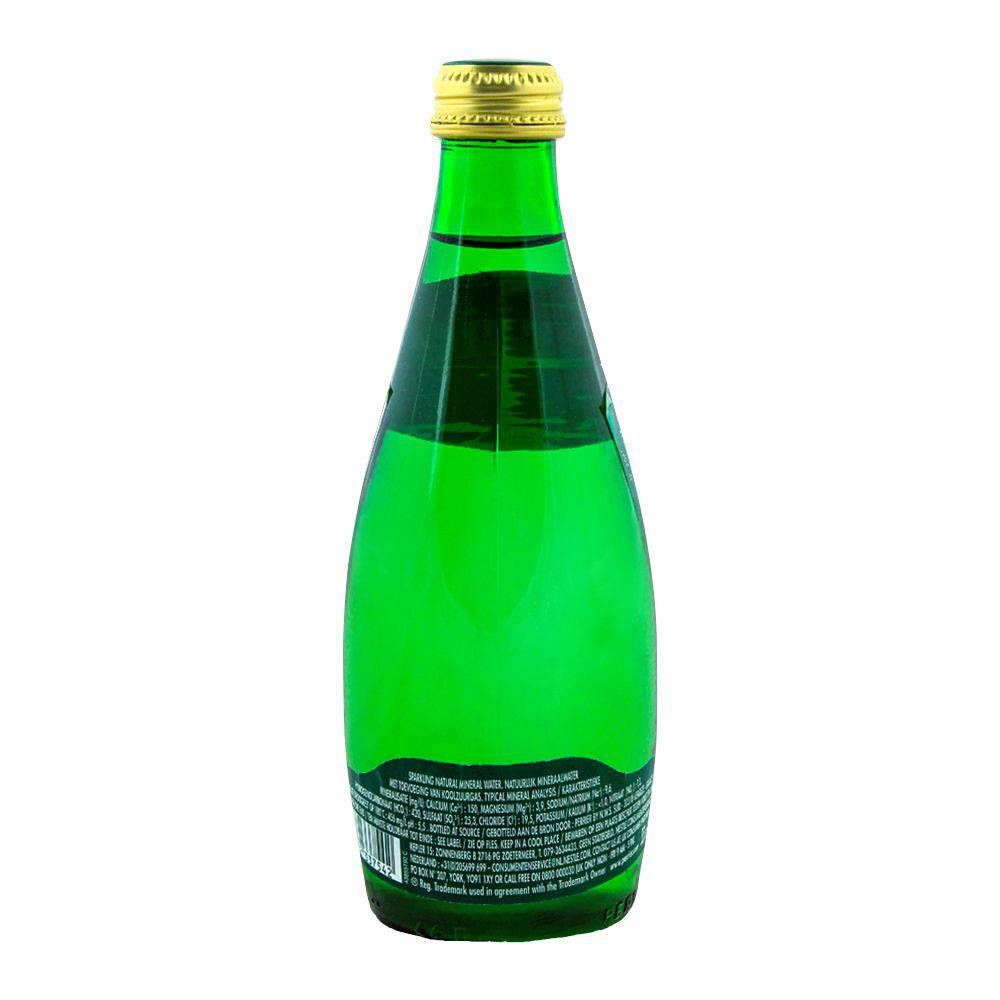 Perrier Sparkling Natural Mineral Water 330ml Bottle - Image 2