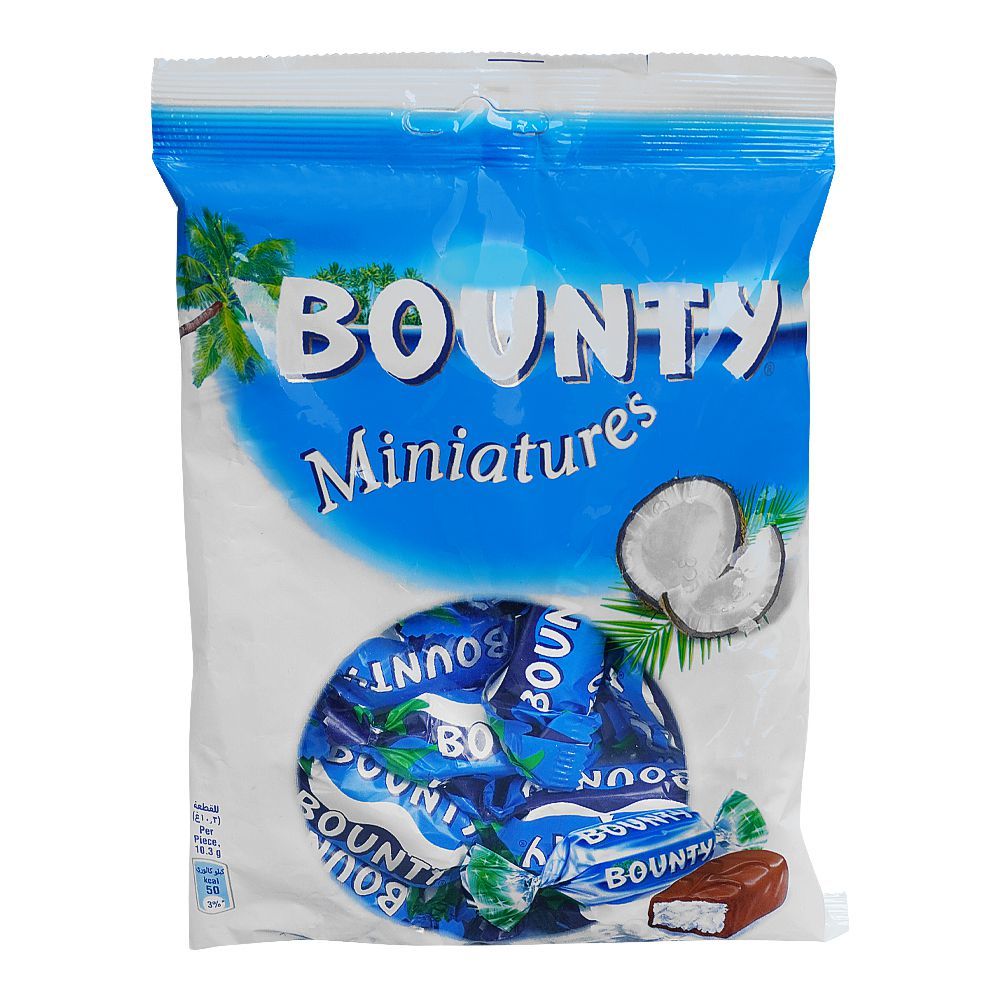 Bounty Minitures Chocolate Pack, 150g - Main Image