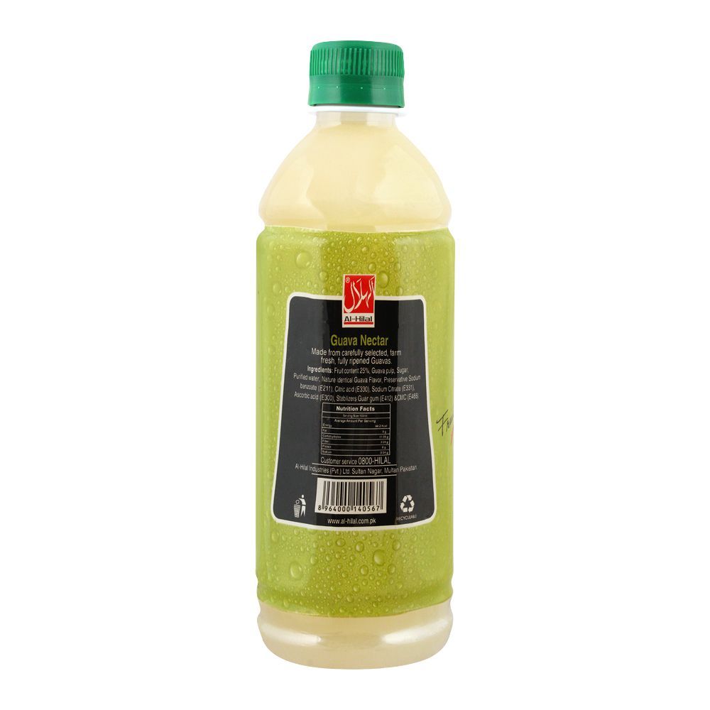 Fresher Guava Nectar Fruit Drink, 500ml, Bottle - Image 2