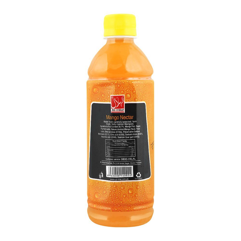 Fresher Mango Nectar Fruit Drink, 500ml, Bottle - Image 2