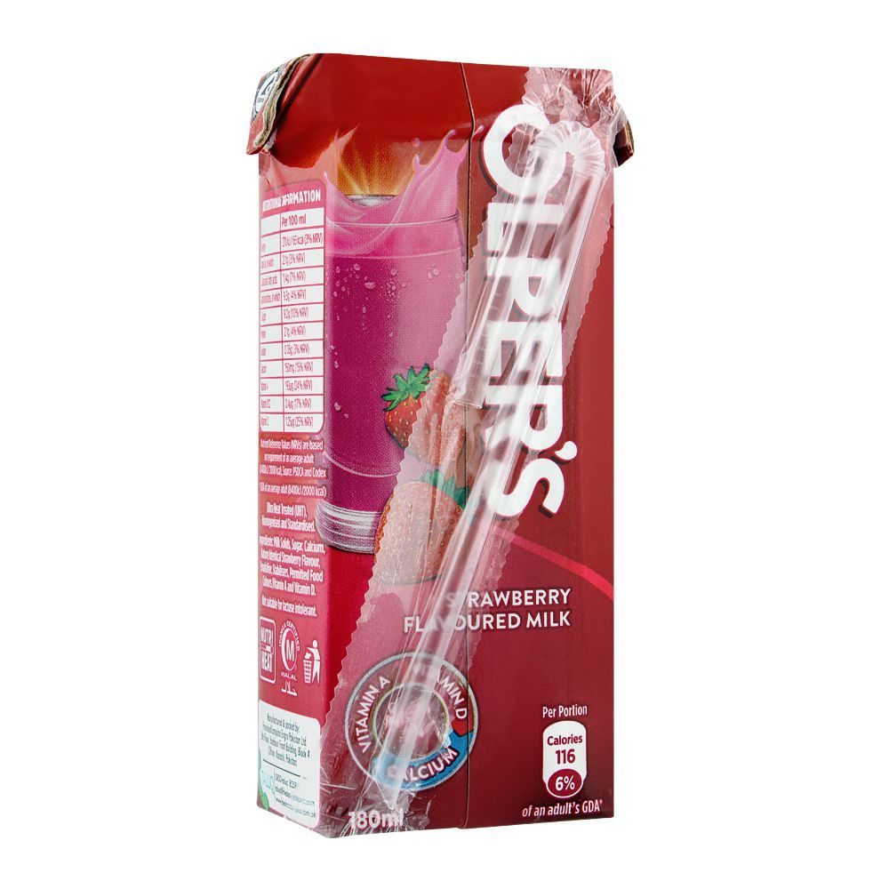 Olper's Strawberry Flavoured Milk, 180ml - Image 2