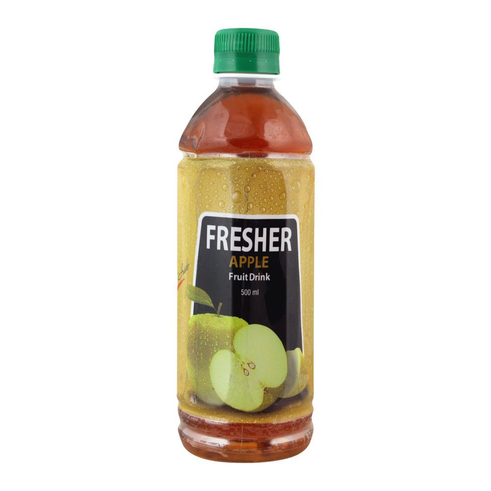 Fresher Apple Fruit Drink, 500ml, Bottle - Main Image